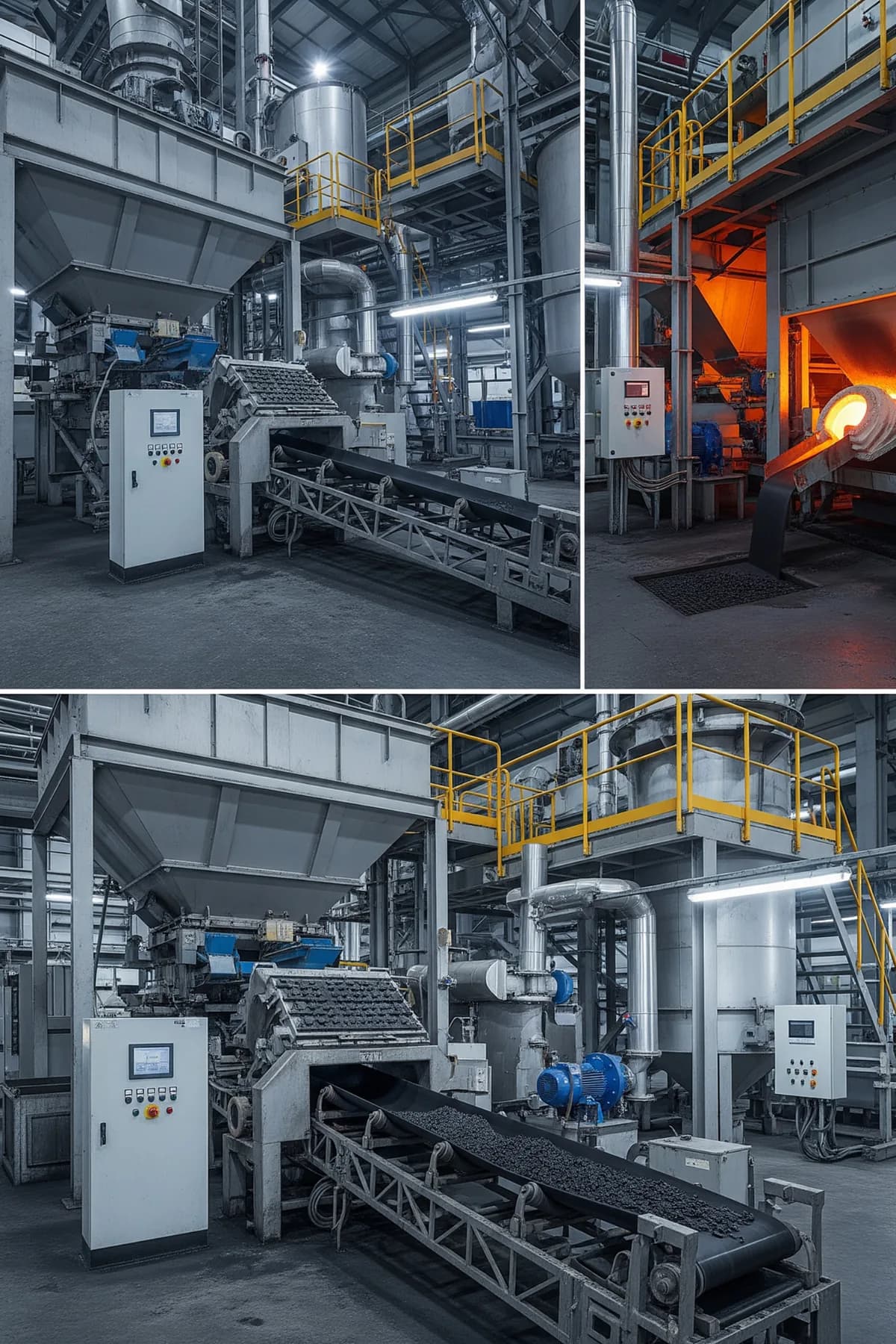 Planta industrial de processamento