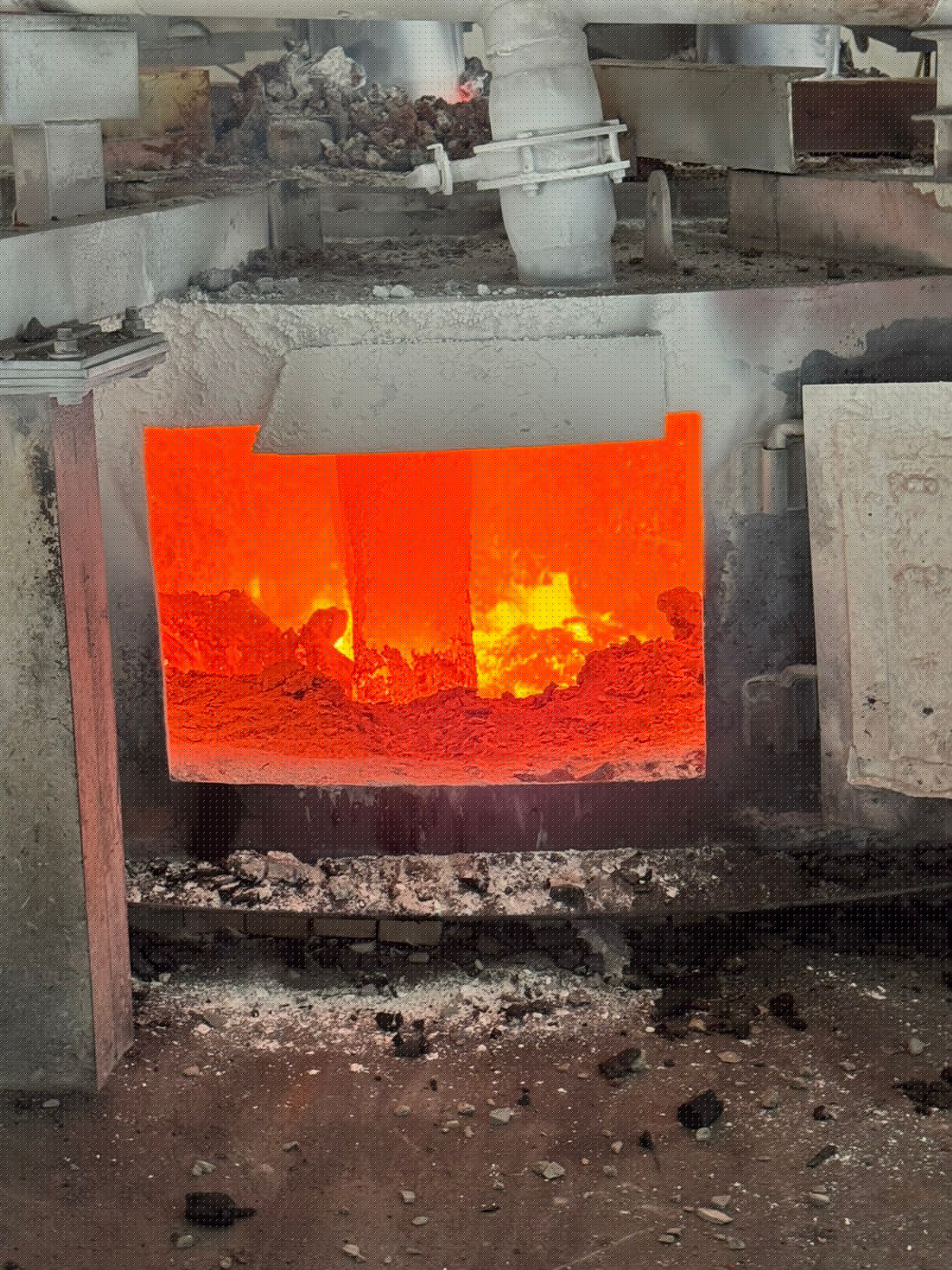 Forno de fundição de estanho em operação na RDC