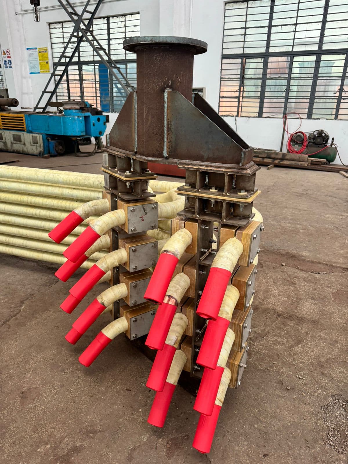 Copper equipment from the tin smelter — MMR plant, DRC