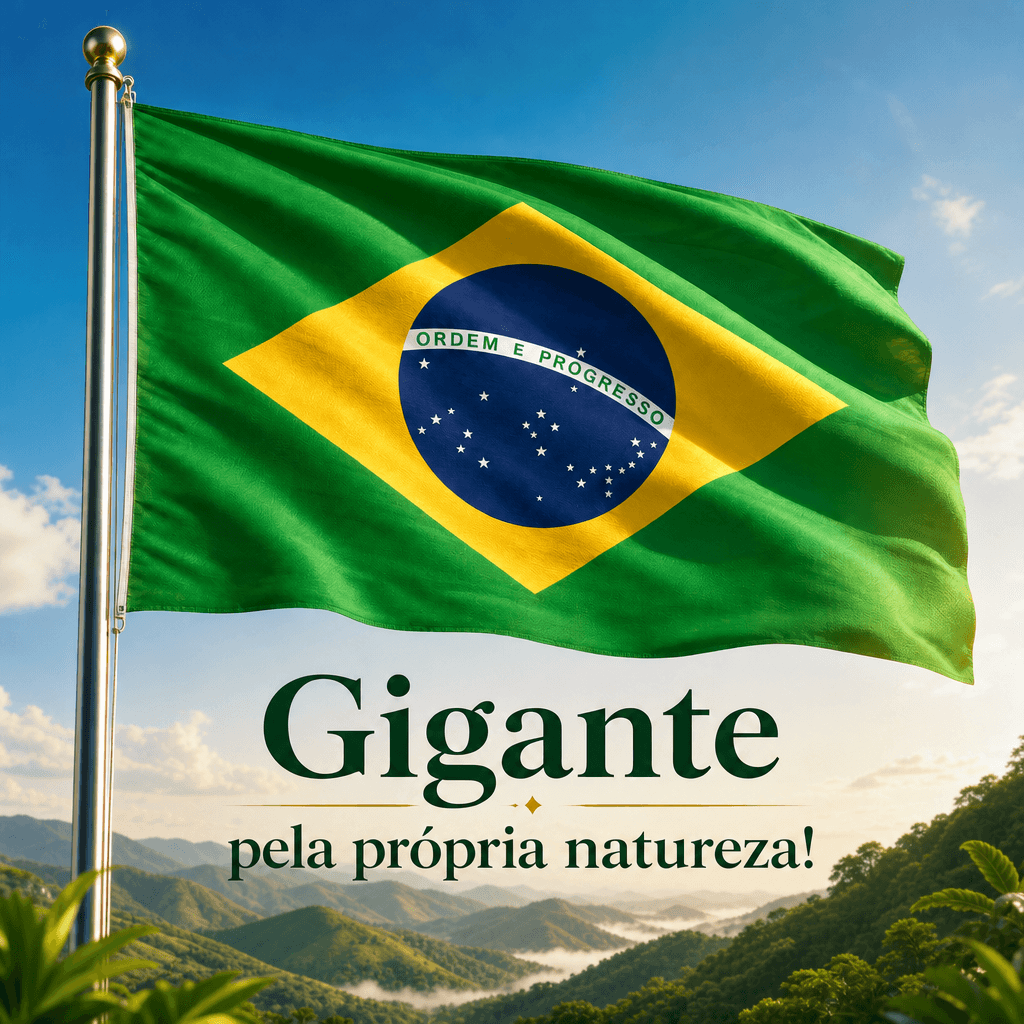 Brazilian flag — A giant by its own nature